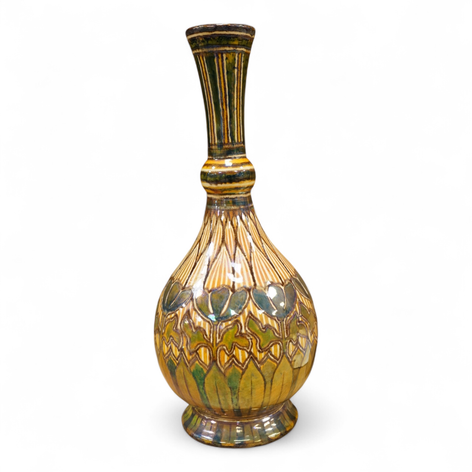Maw & Co., Jackfield, Salop: A lustre ware art pottery vase